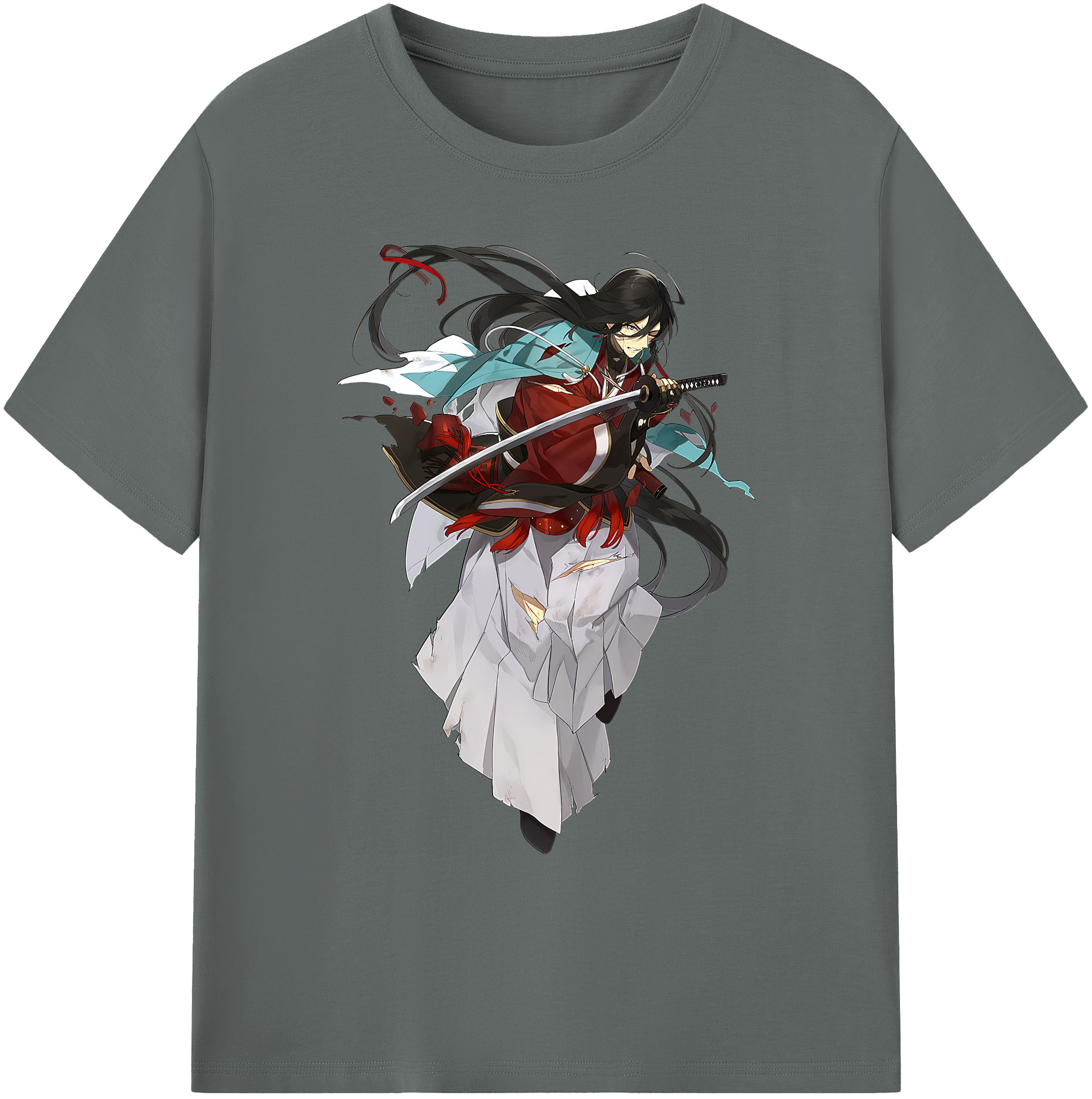 （画像用） 刀剣乱舞 Touken Ranbu 綿100％ メンズ半袖Tシャツ｜肌触りやわらか＆通気性